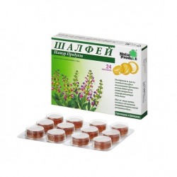 Шалфей, Natur Produkt (Натур Продукт) пастилки 24 шт БАД